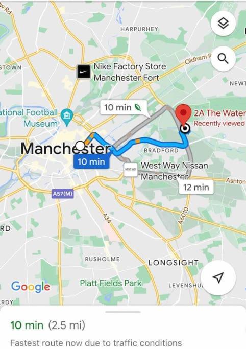 Etihad Fc 2Br Apartment With Water View Manchester Exterior photo